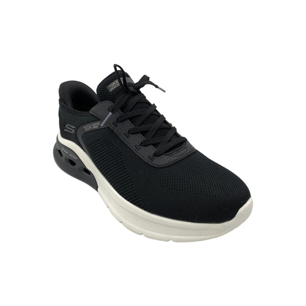Skechers Men's BOBS Arc Waves 2.0 Sneakers Black - Medium